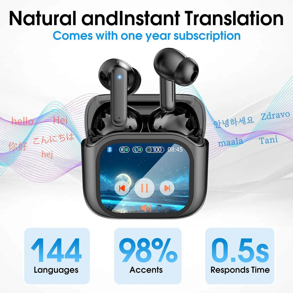 Smart Touch Translation Earbuds